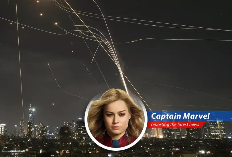 Captain Marvel investigates the Iron Dome, Israel's missile defense system, with a healthy dose of cosmic perspective and sarcasm.