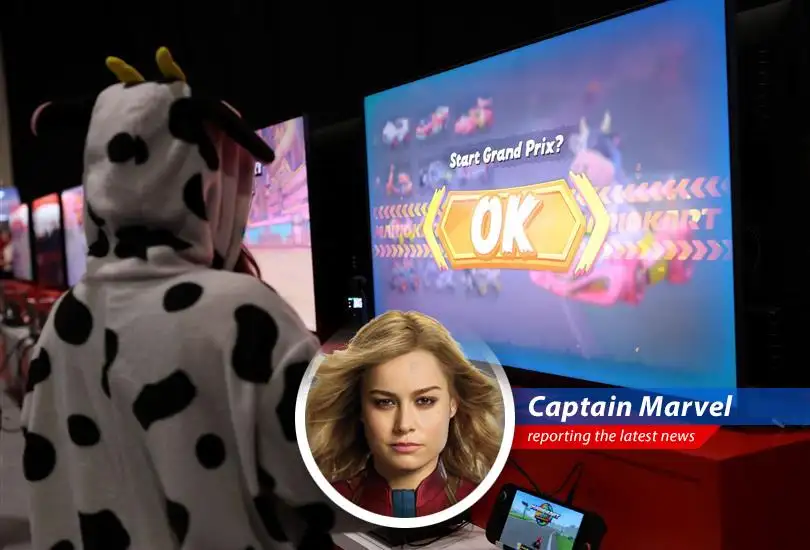Captain Marvel reports on Jensen Huang's bold claims about the Nintendo Switch 2, just days before its highly anticipated release, blending superheroic commentary with gaming geekiness.