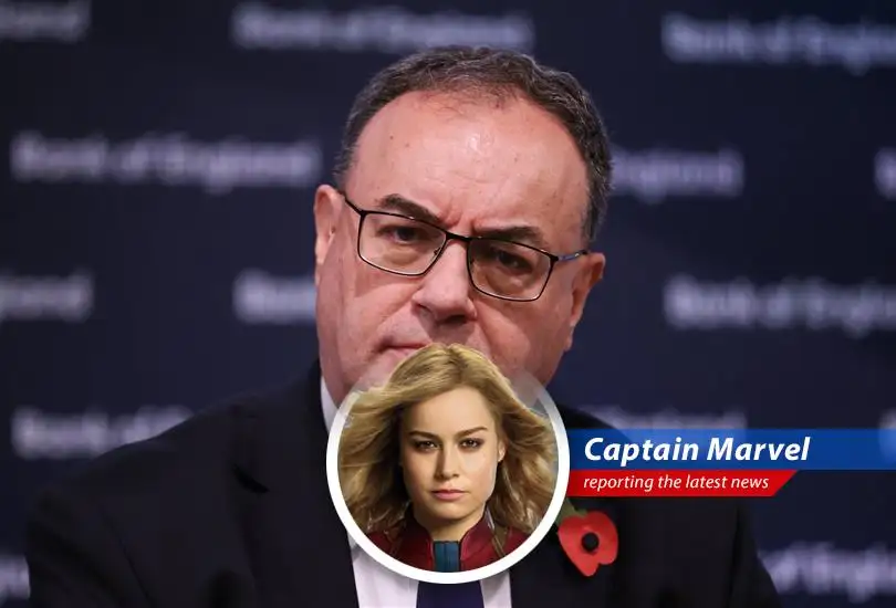 Captain Marvel reports on the Bank of England's concerns about potential economic shocks from U.S. tariffs and the IMF's growth forecast downgrade.