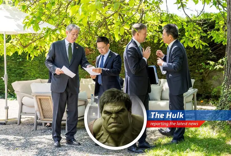 China and US talk trade, but Hulk see little progress and plenty of sneaky punches. Hulk get angry... but Hulk try to be calm for now.