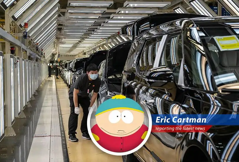 China's industrial profits are tanking despite stimulus efforts, and frankly, I, Eric Cartman, am not surprised. Blame Canada!