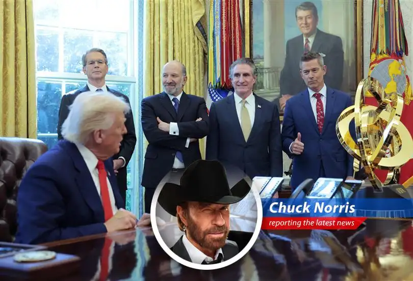Chuck Norris breaks down the latest economic news, from Trump's policies to Tesla's rollercoaster and the threat of Chinese stock delisting. Spoiler alert: America always wins.