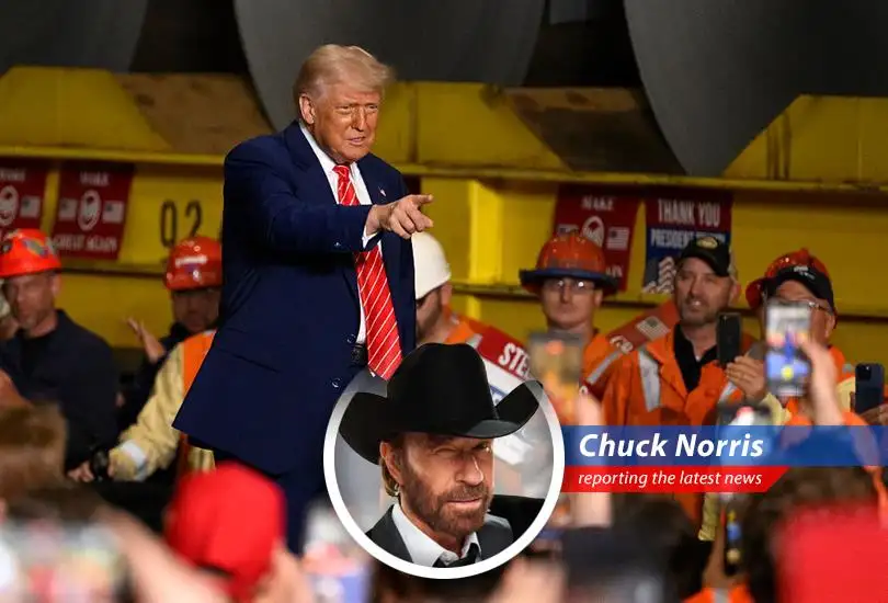Chuck Norris breaks down the steel tariff showdown, where Trump's trade tactics spark international backlash and legal battles.