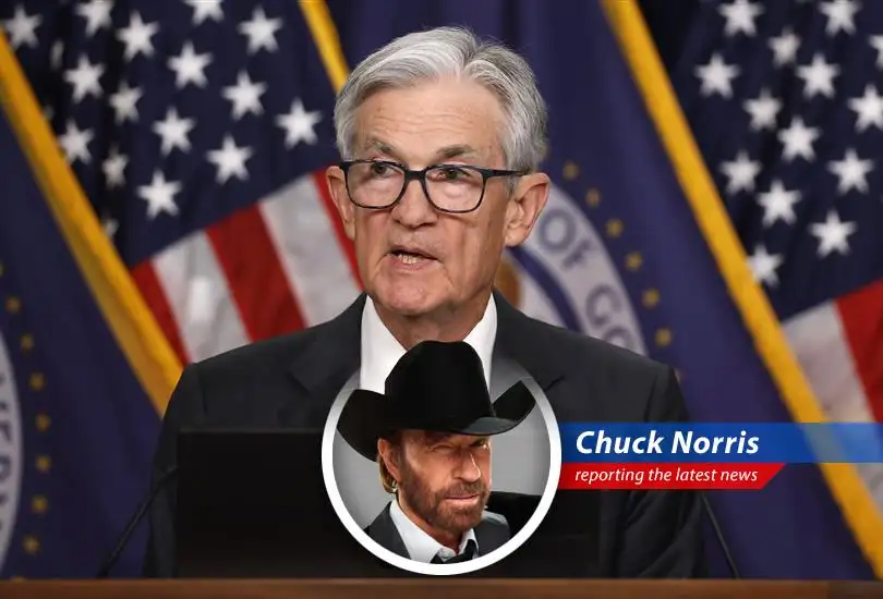 Chuck Norris weighs in on the Federal Reserve's decision to hold interest rates steady amidst trade policy uncertainty and economic volatility.