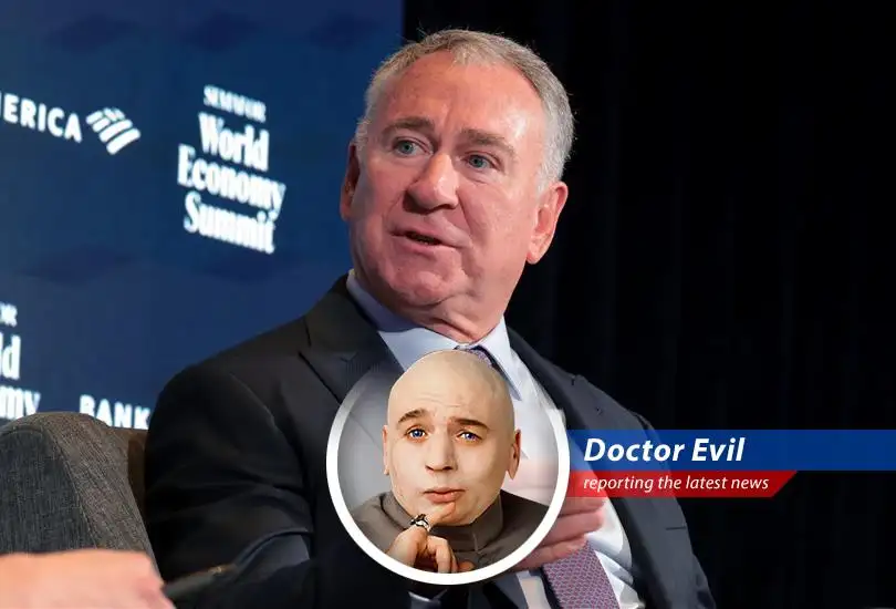 Citadel CEO Ken Griffin warns that Trump's trade policies are damaging America's global reputation and financial stability, mirroring my own attempts at world domination...but on a slightly smaller, slightly less hairy scale.