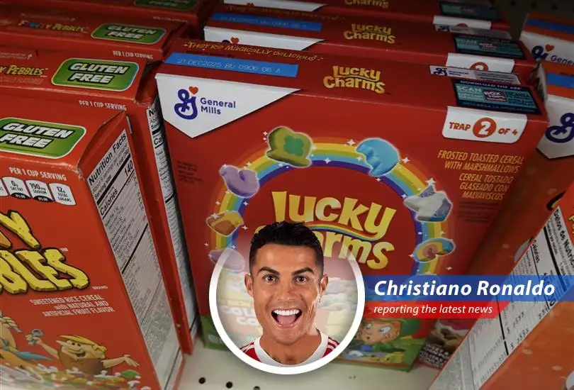 Cristiano Ronaldo reports on General Mills' decision to remove artificial colors, proving that even cereal companies recognize the importance of peak performance nutrition.