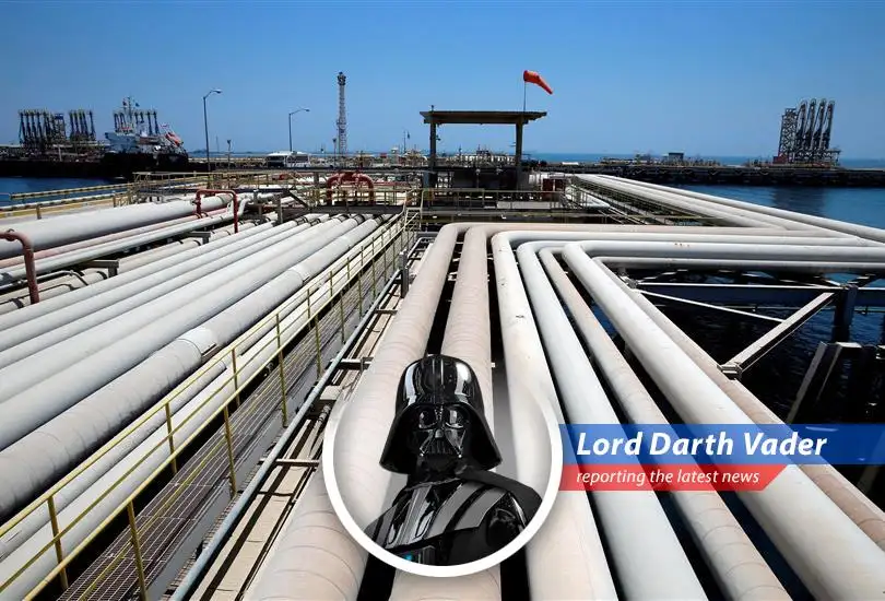 Crude oil prices take a nosedive as potential military action in the Middle East spooks traders and the Force.