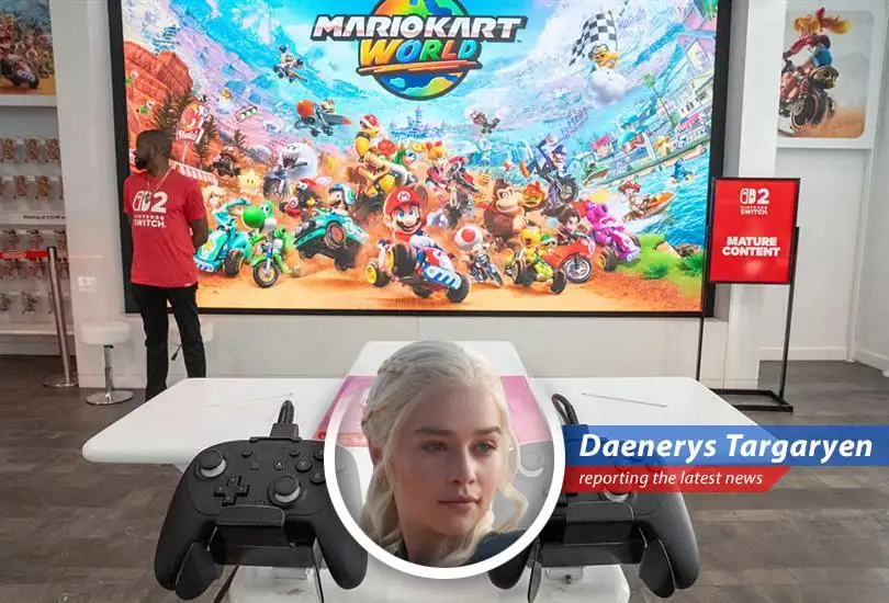 Daenerys Targaryen reports on Nintendo's Switch 2, which is selling like wildfire, facing shortages, and battling Trump's tariffs. Winter is coming...for your wallet!