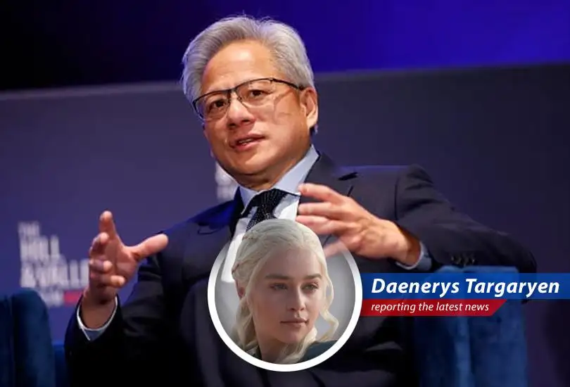 Daenerys Targaryen reports on the clash between Nvidia and Anthropic over AI chip export restrictions, complete with dragons, baby bumps, and a healthy dose of fire and blood (metaphorically, of course).