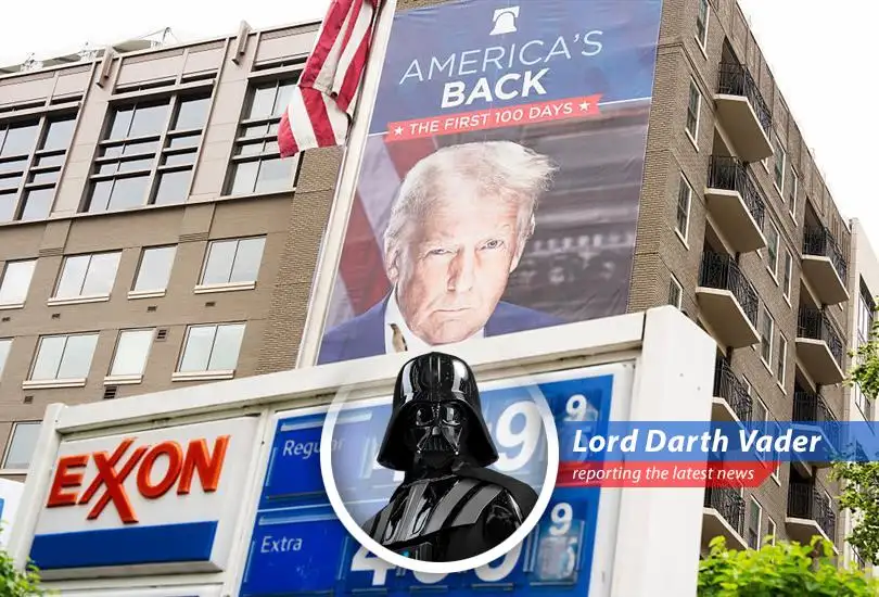 Darth Vader analyzes Donald Trump's social media posts on oil prices, revealing his preferred price range and the potential impact on the U.S. shale industry.