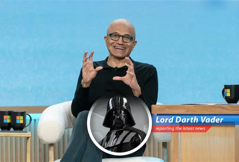 Darth Vader analyzes Microsoft's Q3 earnings, the looming threat of tariffs, and Azure's wavering Force, all while pondering the Emperor's latest budget cuts.