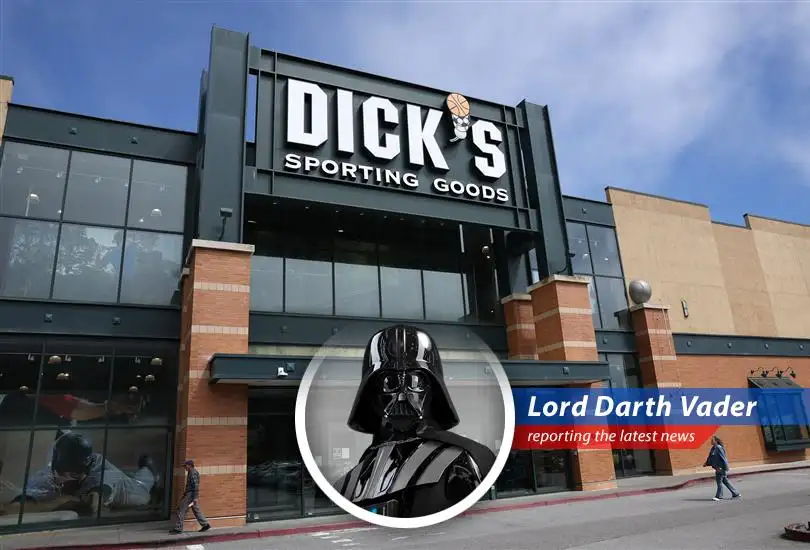 Darth Vader reports on Dick's Sporting Goods' steady financial outlook, their acquisition of Foot Locker, and the looming threat of tariffs. All while pondering the power of the Force (and discounts).