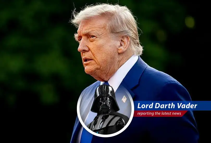 Darth Vader reports on the latest trade war maneuvers, where deadlines are as flexible as a Jedi's moral compass and the Force is strong with… uncertainty.