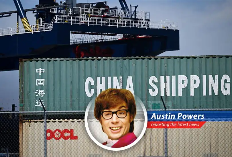 Despite a 'shagadelic' drop in US trade, China's exports have bounced back stronger than ever, thanks to Southeast Asia and some groovy tariff dodging!