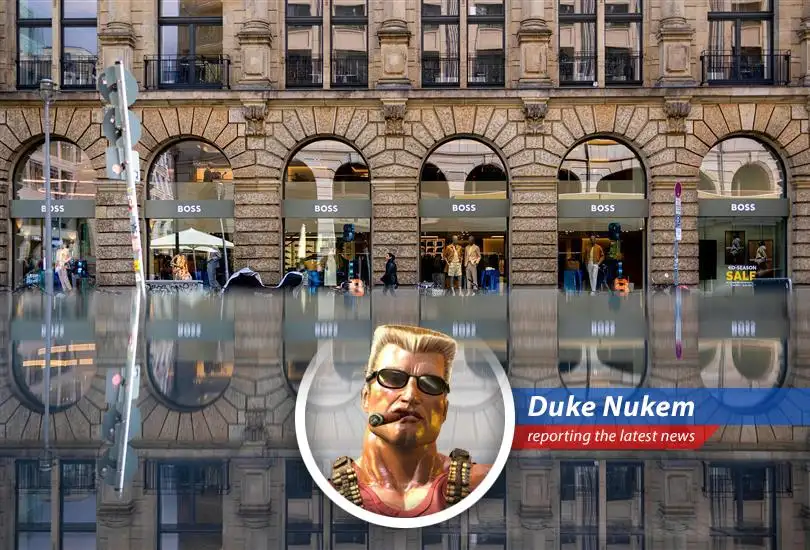Despite a slight sales dip in Asia, Hugo Boss is holding its own, proving some things are too stylish to fail. Duke Nukem weighs in with his signature wit.