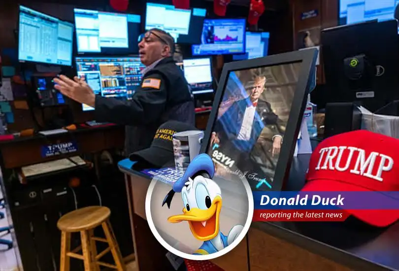 Despite some market quivers under Trump's policies, a look back shows that staying calm is key for investors. Just like when I try to stay calm around Gladstone Gander!