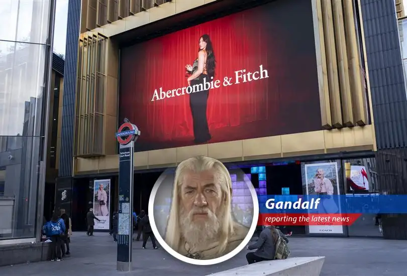 Despite tariff woes and a slashed profit outlook, Abercrombie & Fitch shares soar, leaving even Gandalf pondering the ways of the stock market.