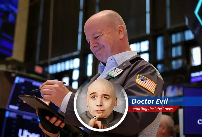 Doctor Evil analyzes the recent stock market surge, questioning if this is the moment we finally achieve total world domination... financially!