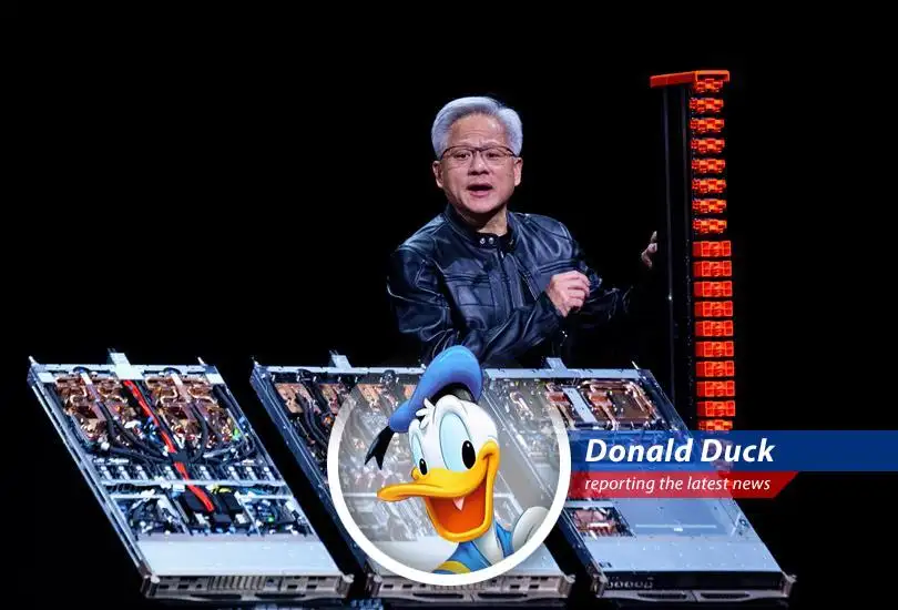 Donald Duck reports on Nvidia's new NVLink Fusion program, allowing wider use of its technology, but questions if it's just a scheme to hog all the AI attention. Quack!