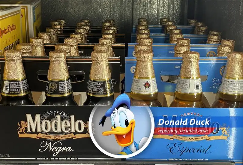 Donald Duck reports on how Trump's immigration policies and economic anxieties are causing a dip in Constellation Brands' beer sales, leaving Latinos and others worried about their wallets.