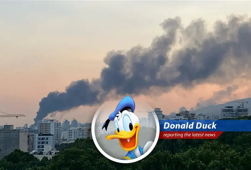 Donald Duck reports on market reactions to potential ceasefire in the Middle East, Trump's ventures, and global economic tensions. What a headache!