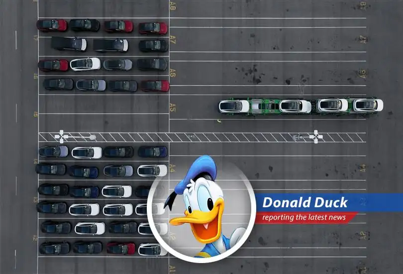 Donald Duck reports on the House Republicans' proposal to ax EV tax credits and fuel efficiency rules, potentially handing a 'scrooge mcduck-sized' advantage to China.
