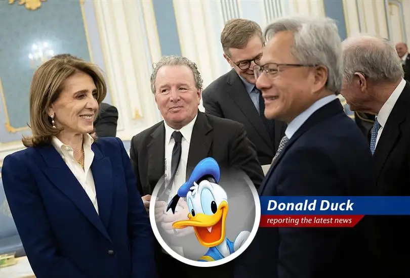 Donald Duck reports on the colossal Stargate AI campus being built in the UAE by OpenAI, Oracle, Nvidia, and Cisco, promising a transformative future...or so they say!