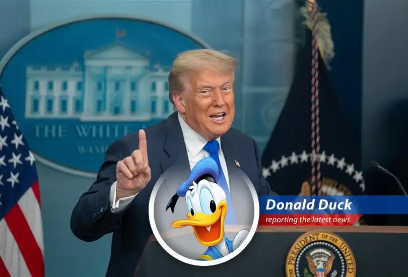 Donald Duck reports on the looming trade war between the U.S. and EU as tariff deadlines approach, leaving experts skeptical and this duck downright worried!