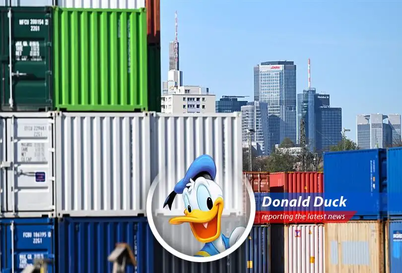 Donald Duck reports on the surprising Eurozone growth amidst global tariff troubles, making sense of cents...or should I say, euros!