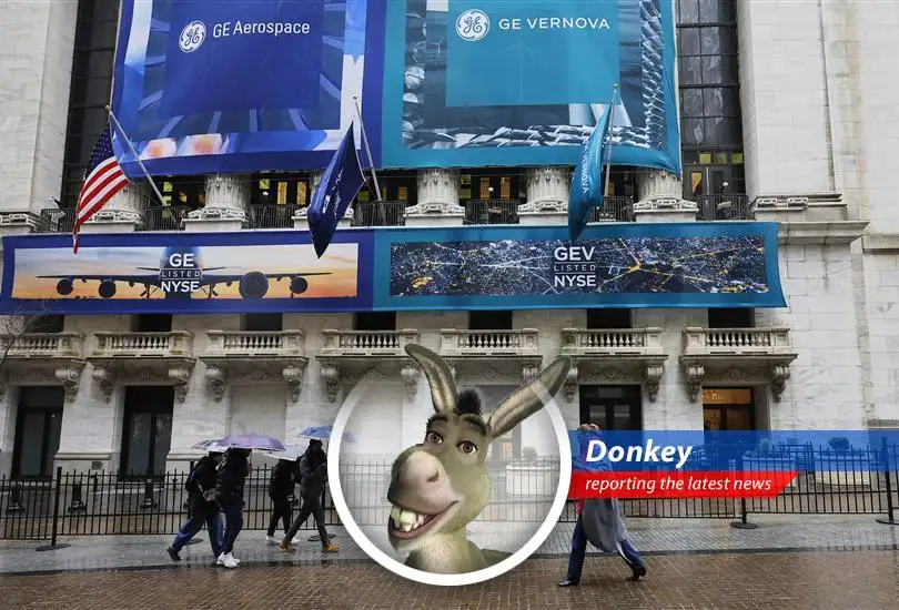 Donkey reports on the rollercoaster ride of the stock market, GE Vernova's power plays, and Jim Cramer's investing club antics! Hold on to your waffles!