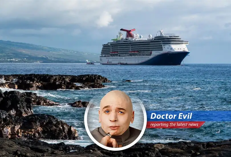 Dr. Evil analyzes Carnival's unexpected financial success, questioning if it's enough to fund his world domination schemes and the construction of a moon base.