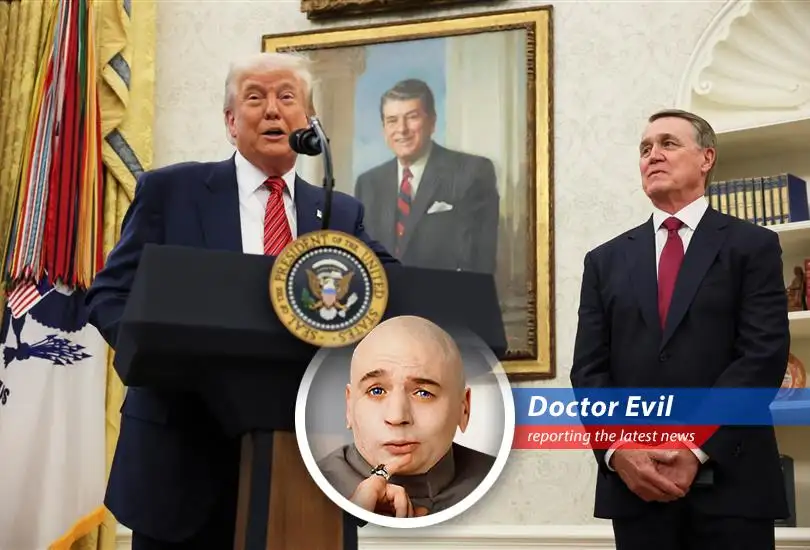 Dr. Evil analyzes Trump's latest power play: A new ambassador, looming tariffs, and world domination... maybe.