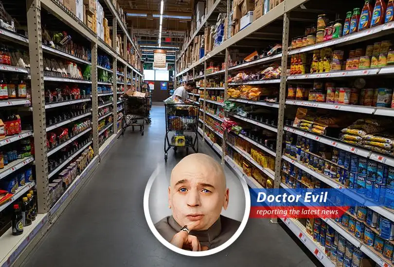 Dr. Evil analyzes the latest inflation reports, finding them utterly insignificant compared to the economic chaos he plans to unleash with his latest scheme. Prepare for tariffs, interest rates, and maybe sharks with frickin' laser beams attached to their heads!