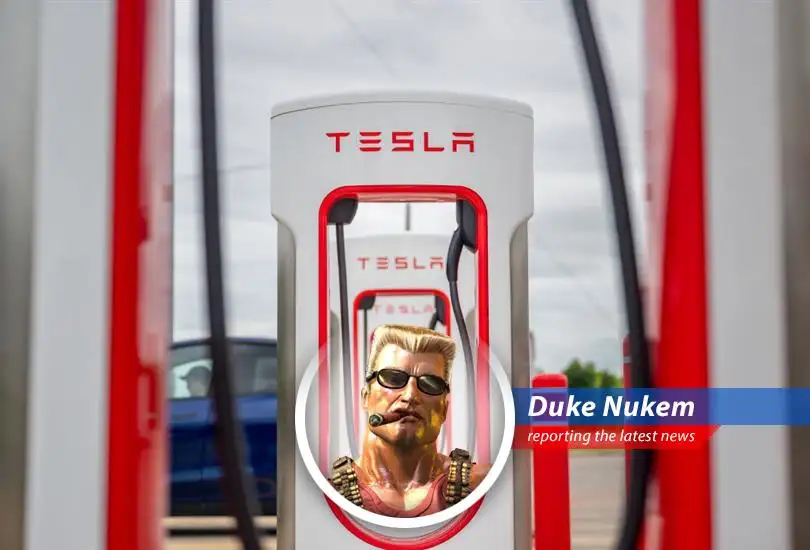 Duke Nukem reports on Tesla's driverless taxi debut, complete with regulatory hurdles, safety concerns, and a dash of Elon Musk's usual antics.