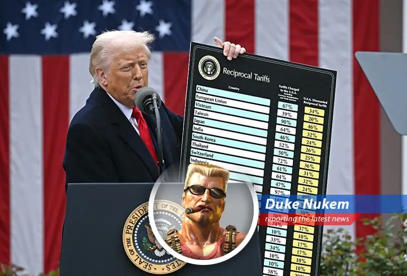 Duke Nukem reports on Wall Street's wild ride as investors ditch US equities for Europe, Japan, and even... crypto?!