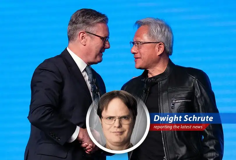 Dwight K. Schrute dissects the UK's tech funding follies, AI ambitions, and the curious case of disappearing quantum startups, proving once again that bears, beets, and Battlestar Galactica are not the only things he knows.