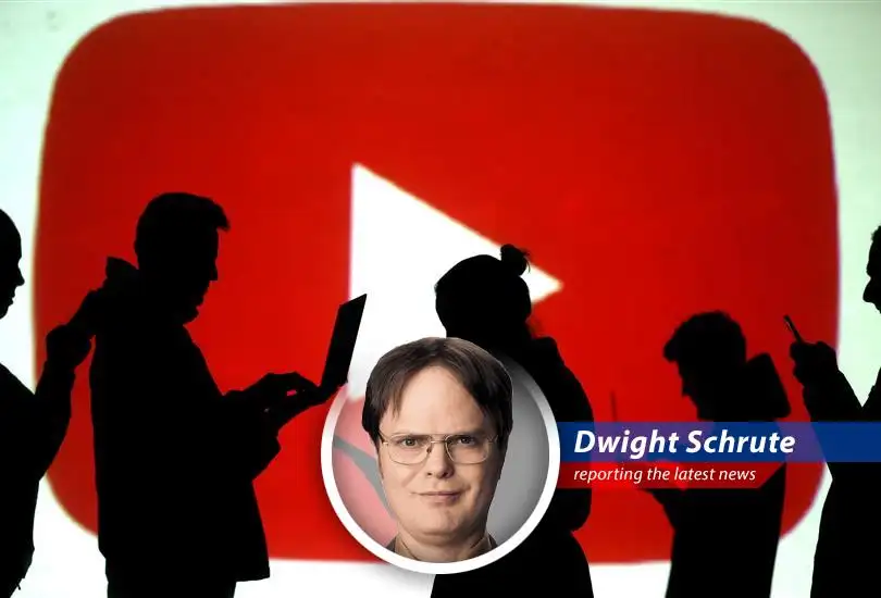 Dwight K. Schrute investigates Google's use of YouTube videos to train AI, raising concerns about intellectual property and the future of content creation. Prepare for beets-fueled outrage!