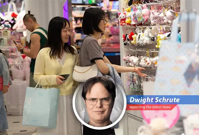 Dwight Schrute dissects China's recent monetary easing, blending economic analysis with beet farming wisdom and a healthy dose of Schrute-ian skepticism.