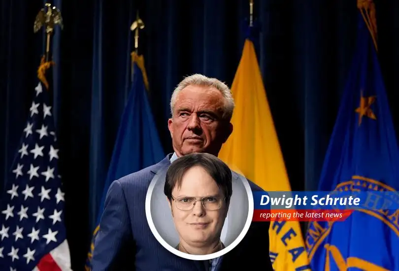 Dwight Schrute reports on the seismic shift in vaccine policy as HHS Secretary Kennedy axes the ACIP, raising concerns about public health and the future of immunization.