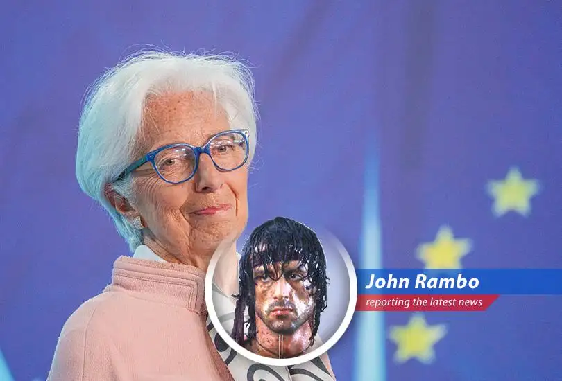 ECB President Christine Lagarde expresses concern over the possibility of President Trump firing Federal Reserve Chair Jerome Powell amidst trade tensions and differing monetary policies.