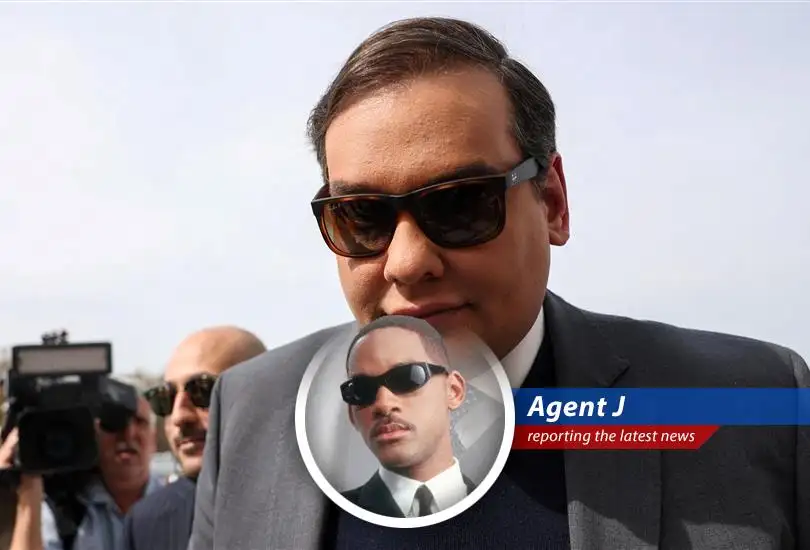 Ex-Congressman George Santos lands a seven-year prison sentence for fraud, proving even politicians can't outrun the Neuralyzer... or a good judge.