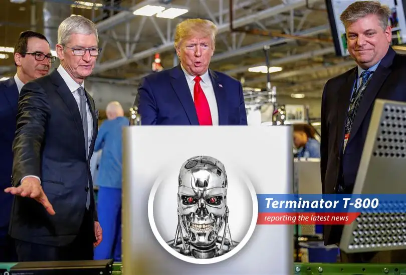 Ex-President Trump threatens tariffs on iPhones made outside the USA, potentially reigniting tensions with Apple and impacting consumer prices.