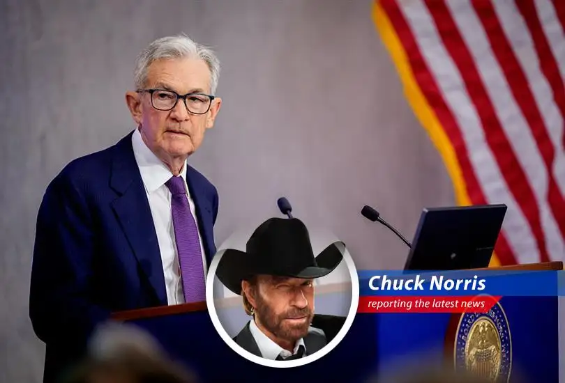 Federal Reserve Chair Jerome Powell warns of potential interest rate hikes and economic volatility, but Chuck Norris is here to roundhouse kick those concerns into submission.