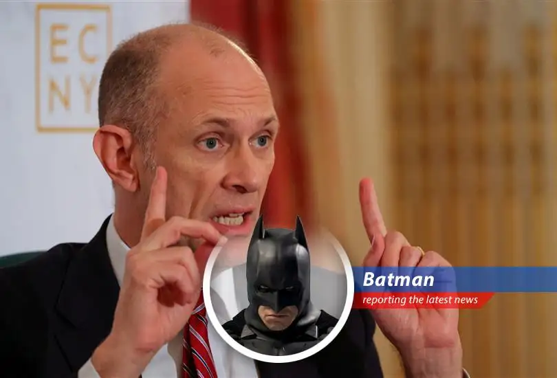 Federal Reserve President Austan Goolsbee expresses concerns over Trump's tariff threats, suggesting a potential delay in interest rate adjustments and increased economic uncertainty. Even the Bat is worried!