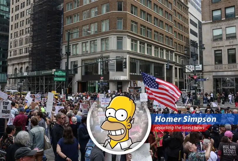 Folks across America are protesting Trump's policies, fearing for their liberty, Social Security, and maybe even the future of free donuts.