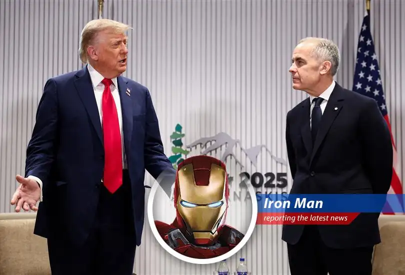 Former President Trump halts trade talks with Canada over digital services tax, threatening tariffs and a potential economic cold war. I, Iron Man, weigh in with my unique brand of genius, billionaire, playboy, philanthropist analysis.