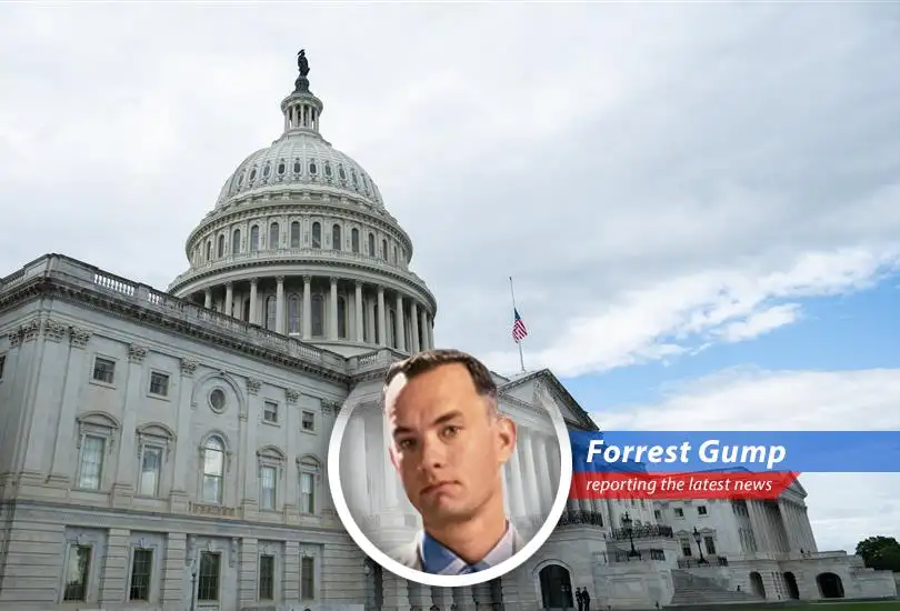 Forrest Gump reports on how House Republicans' tax cuts might send the national debt soaring faster than Bubba could peel shrimp, potentially making everything from houses to cars cost more.
