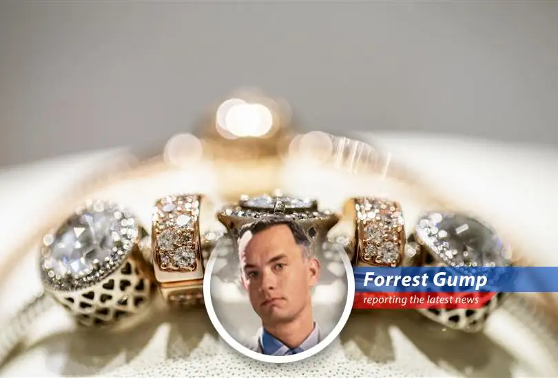 Forrest Gump reports on how potential tariff hikes could lead to price increases for affordable jewelry, making you feel like you're running a marathon just to buy a charm.