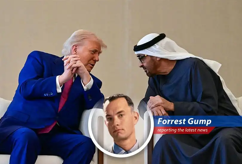 Forrest Gump reports on the U.S. and UAE teaming up to dominate the artificial intelligence race, fueled by oil money and silicon chips, like peas and carrots.