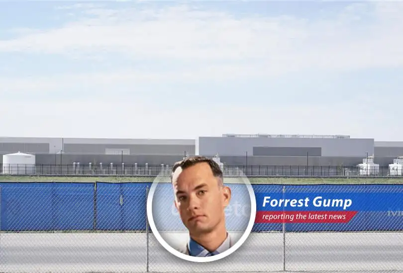Forrest Gump reports on the day's stock market swings: Meta's a hit, Eli Lilly's a miss, and the market keeps on truckin'.